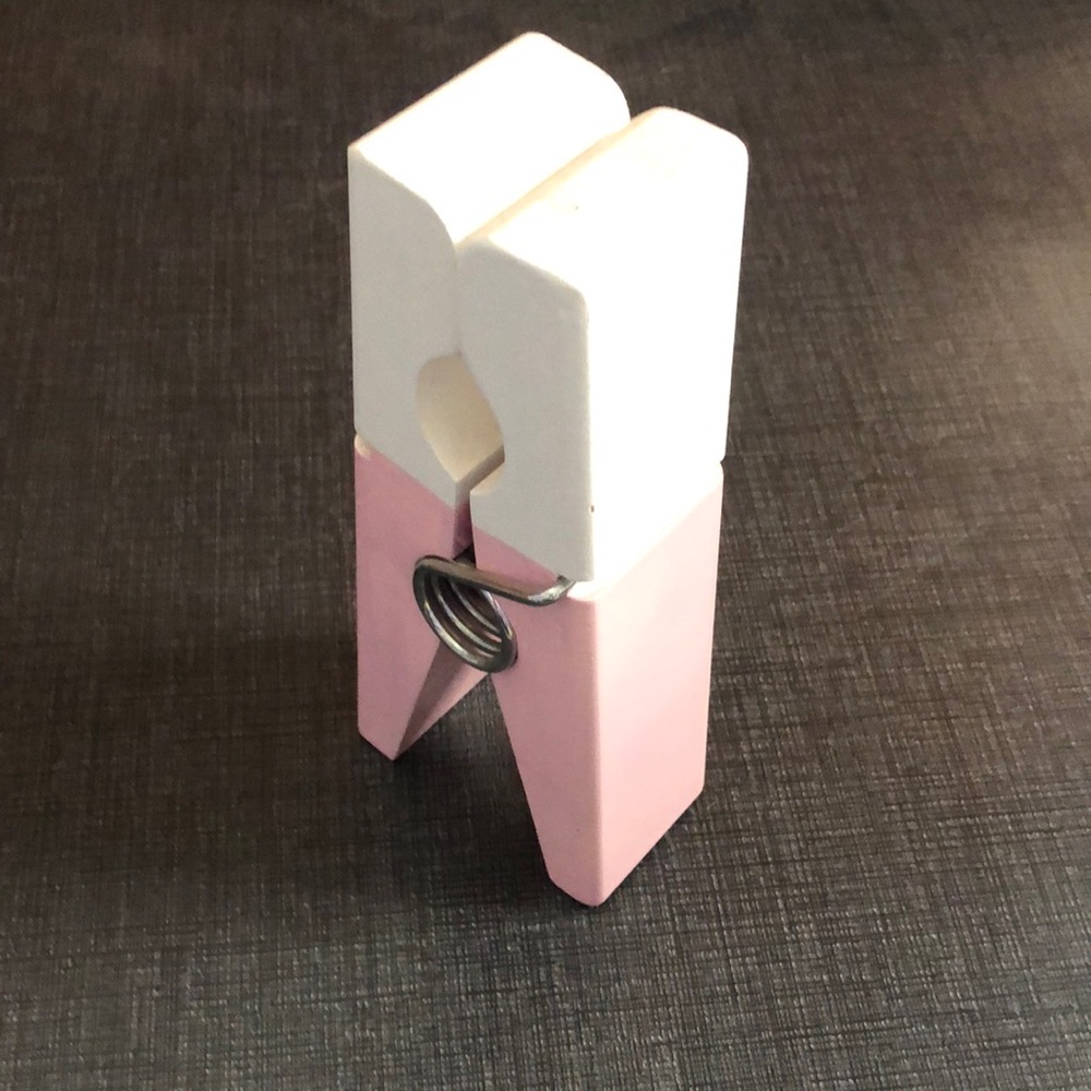 Decorative Clothes Pin Photo Holder